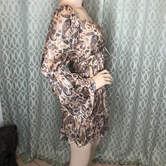 Paisley Print Boho Style Dress - Picture 10 of 11